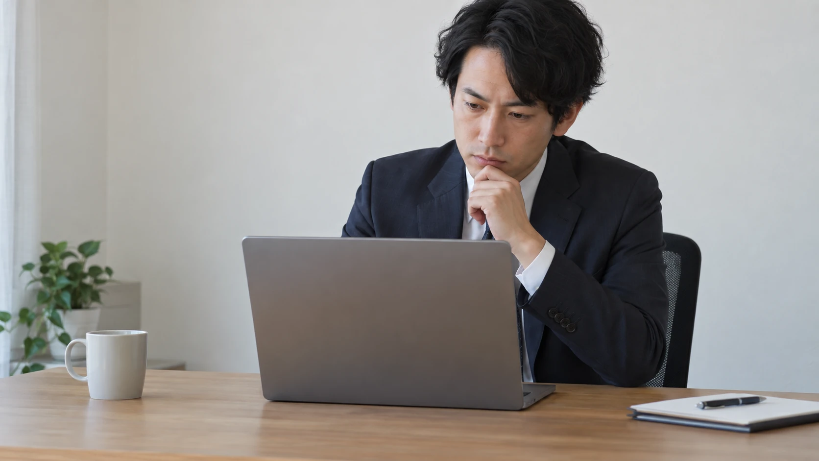 本業の副業規程を確認する会社員