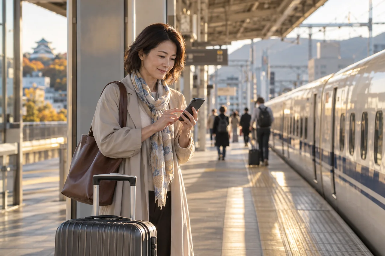 国内一人旅で早い交通や代替を選び、宿または自宅へ戻る帰路の計画