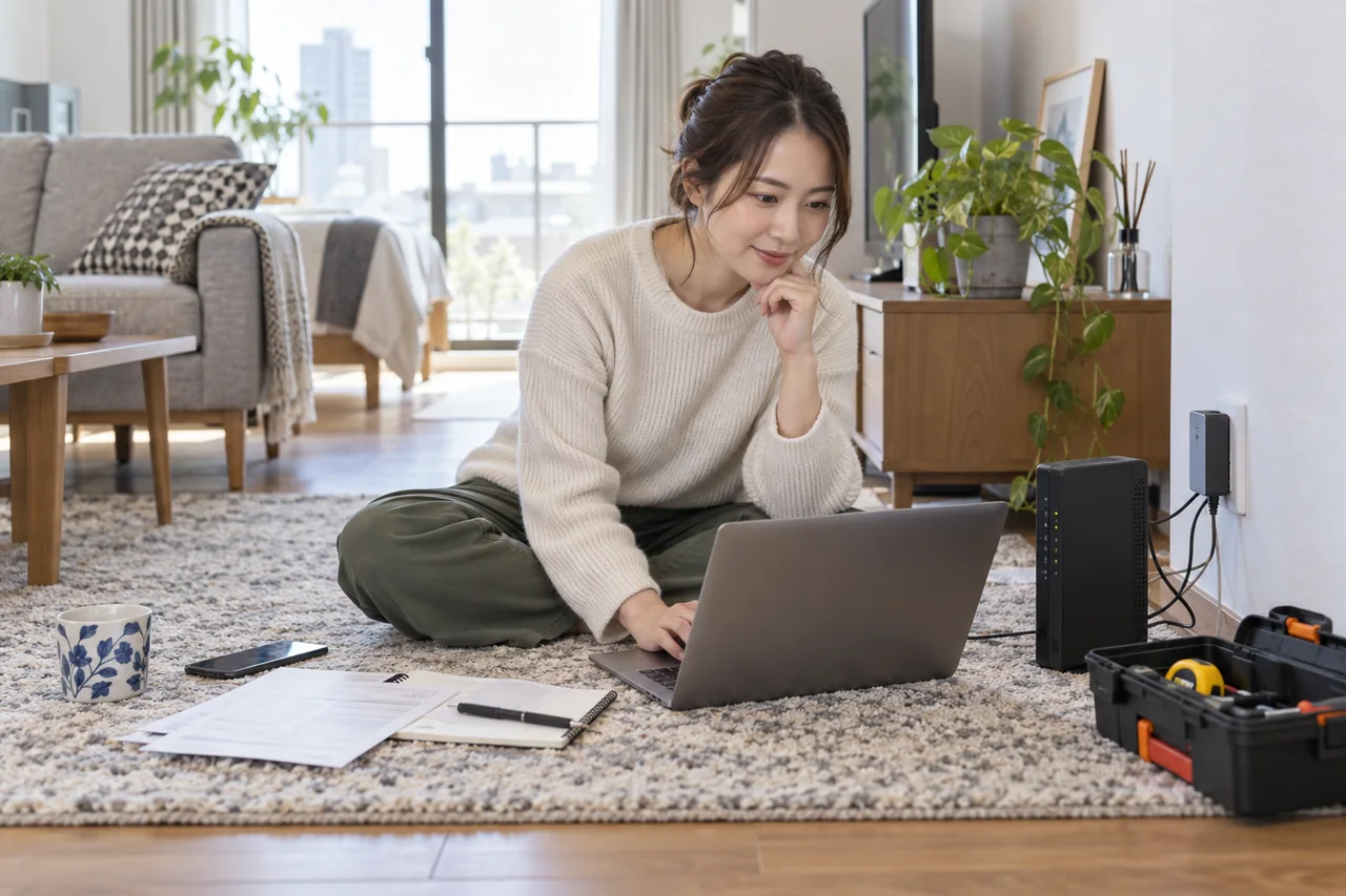 開通と解約条件を確認する