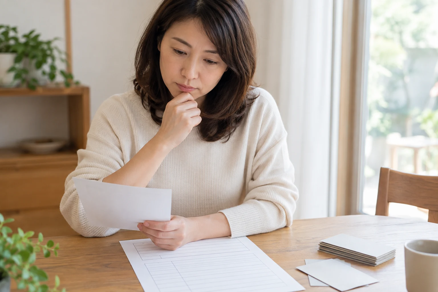 日本人女性が扶養親族欄に記載する家族の条件を確認する