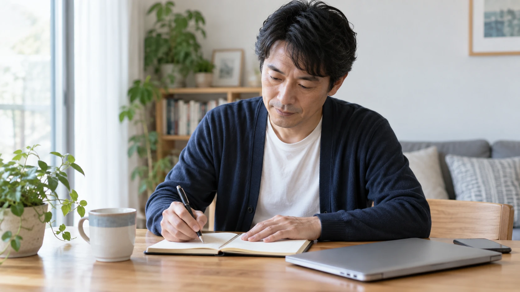 休職期間の計画を考える会社員