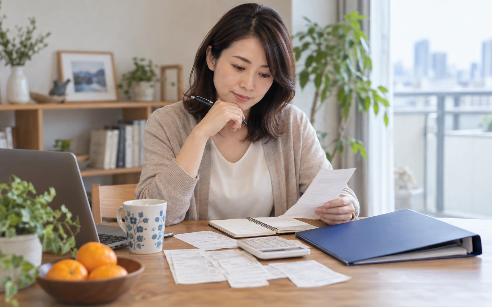 休職前の生活費と会社制度を表にして確認する日本人会社員